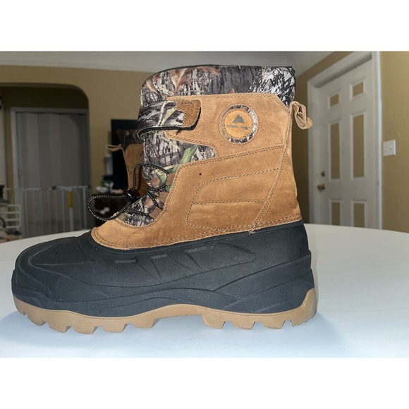 Ozark trail Men’s winter pack brown and camo boot size 13 - Picture 5 of 10